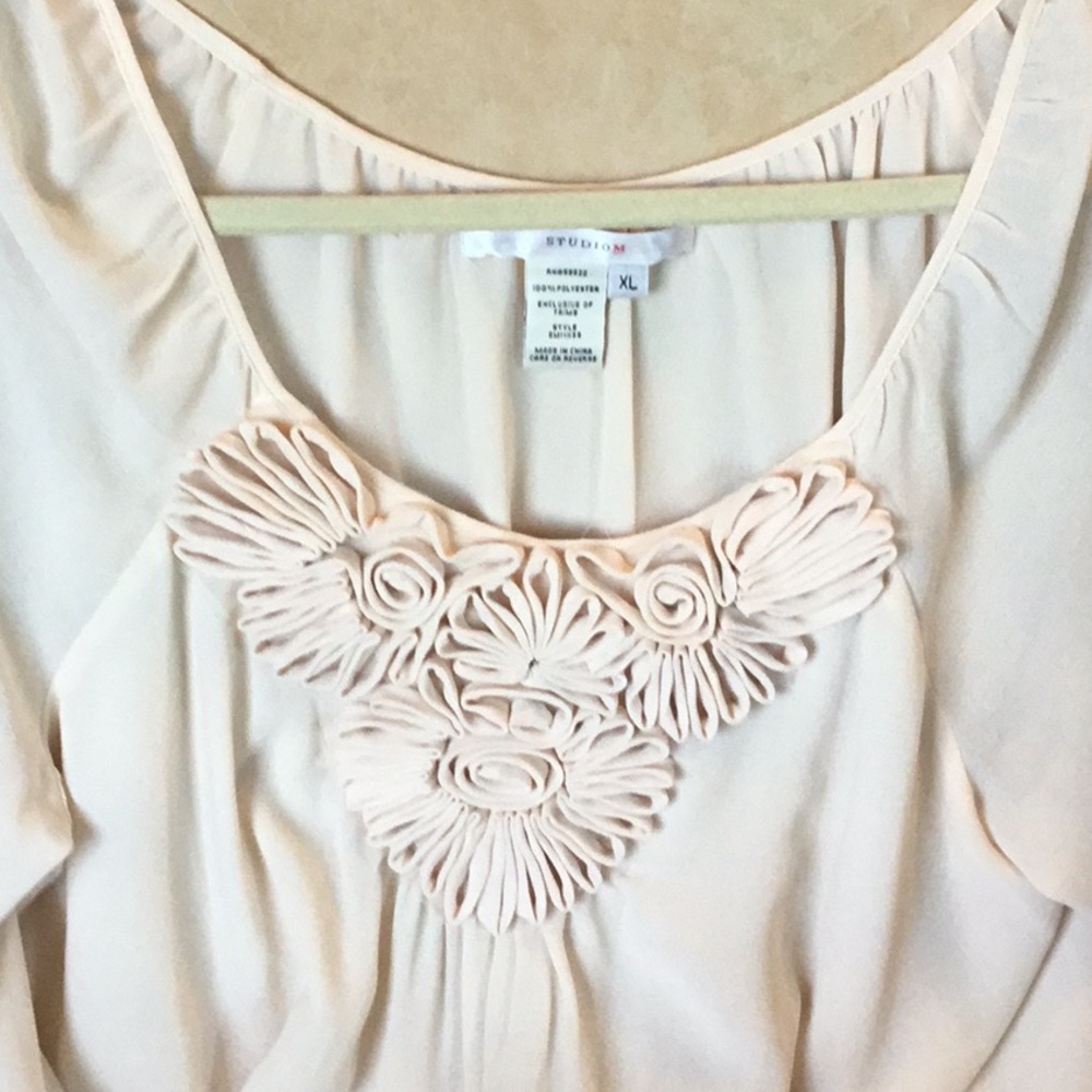 Studio M blush blouse